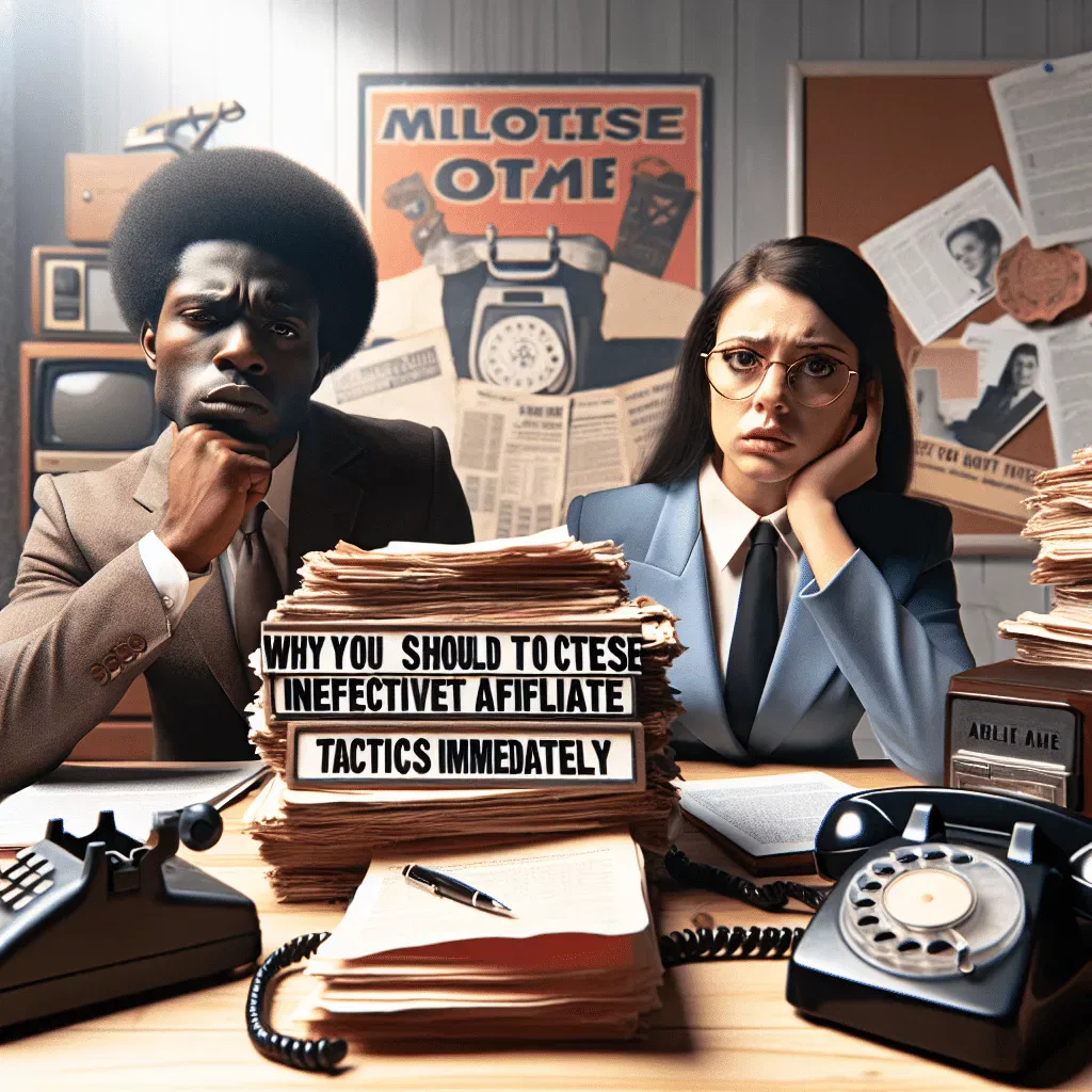 Why You Should Cease Ineffective Affiliate Marketing Tactics Immediately