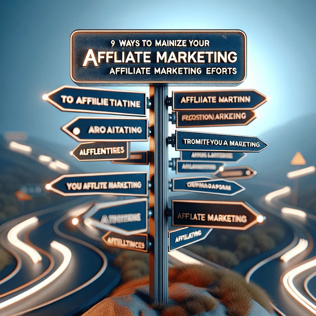9 Ways to Maximize Your Affiliate Marketing Efforts Like a Professional