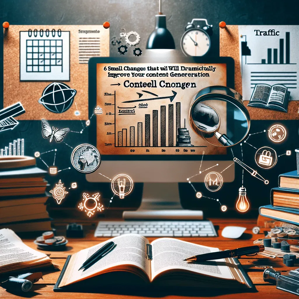 6 Small Changes That Will Dramatically Improve Your Content Generation