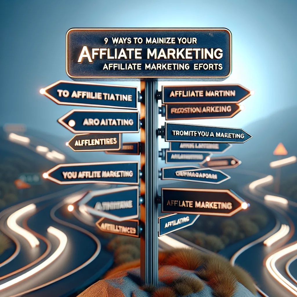 9 Ways to Maximize Your Affiliate Marketing Efforts Like a Professional