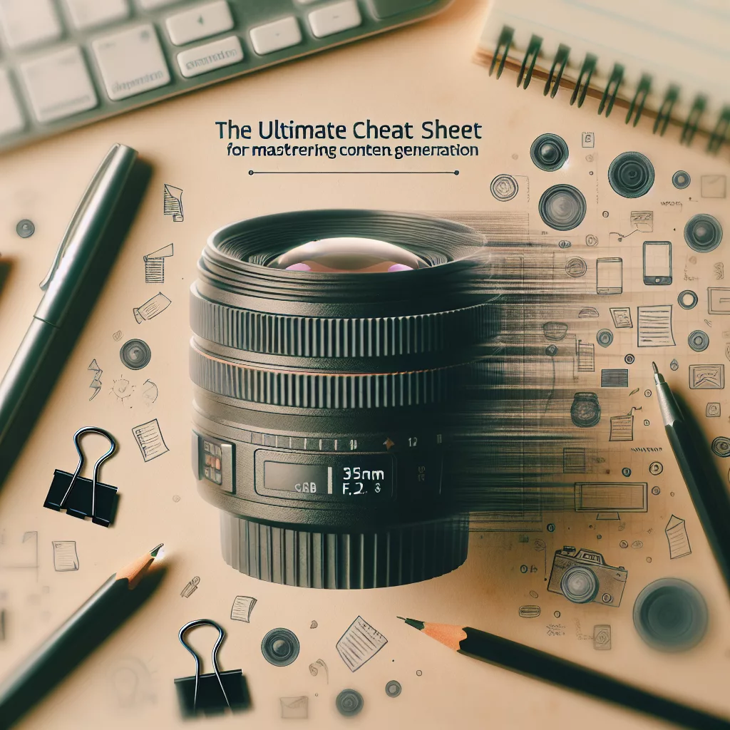The Ultimate Cheat Sheet for Mastering Content Generation