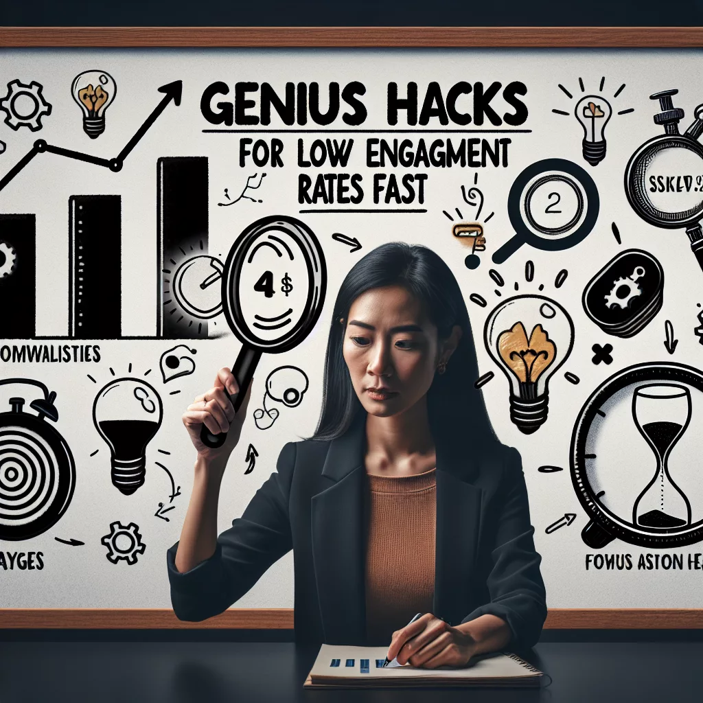 9 Genius Hacks for Solving Low Engagement Rates Fast