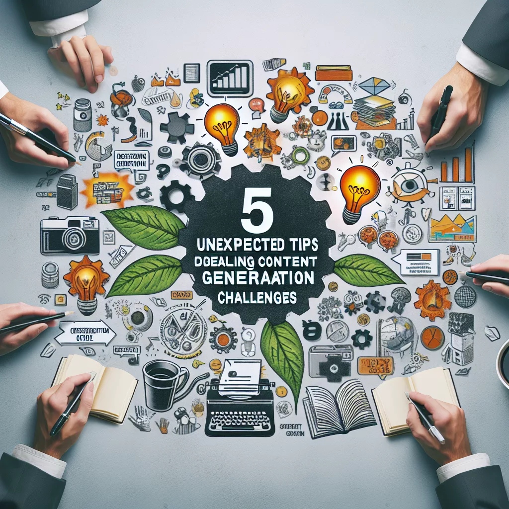 5 Unexpected Tips for Dealing with Content Generation Challenges