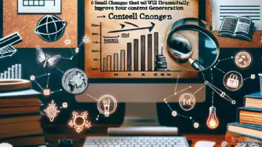 6 Small Changes That Will Dramatically Improve Your Content Generation