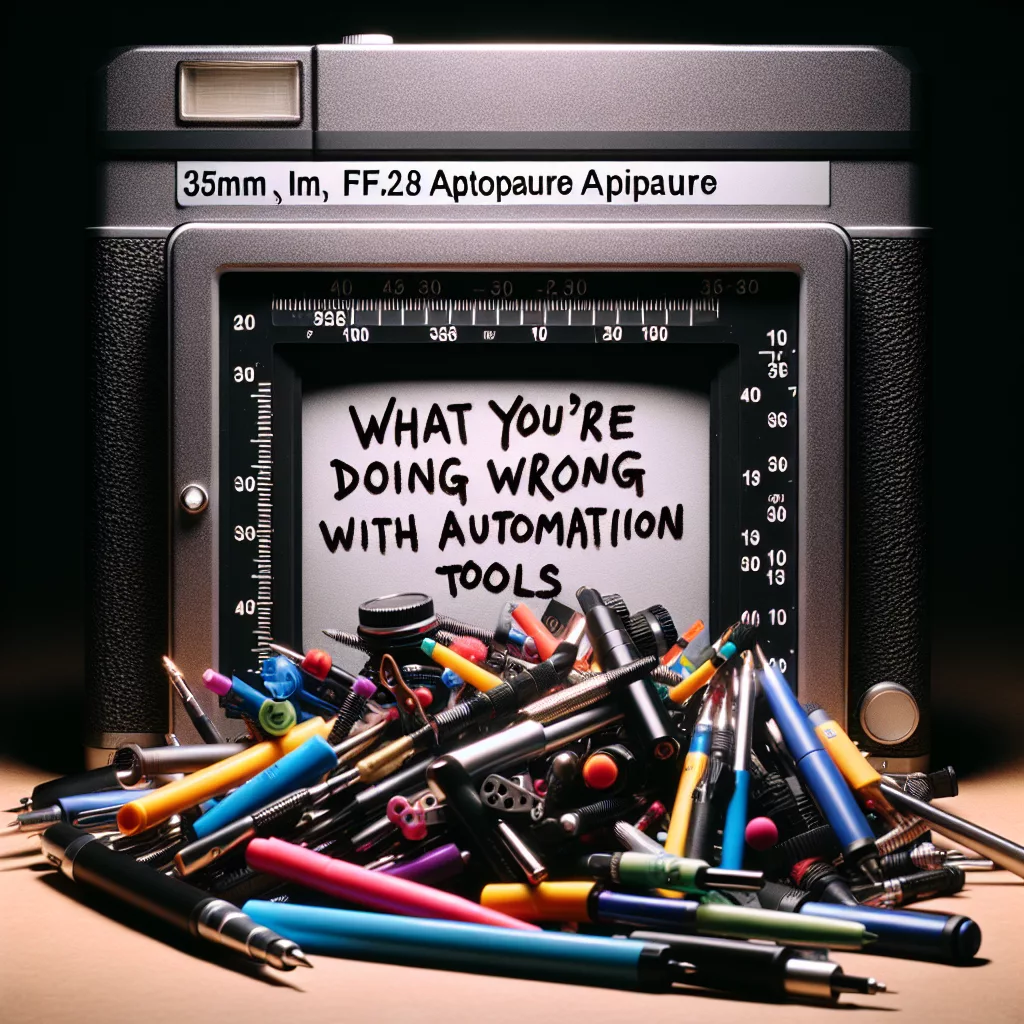 What You’re Doing Wrong with Automation Tools