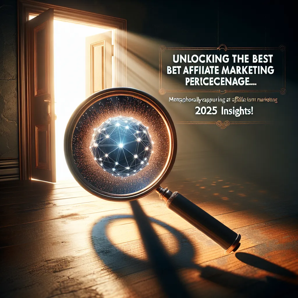 Unlocking the Best Affiliate Marketing Percentage: 2025 Insights!