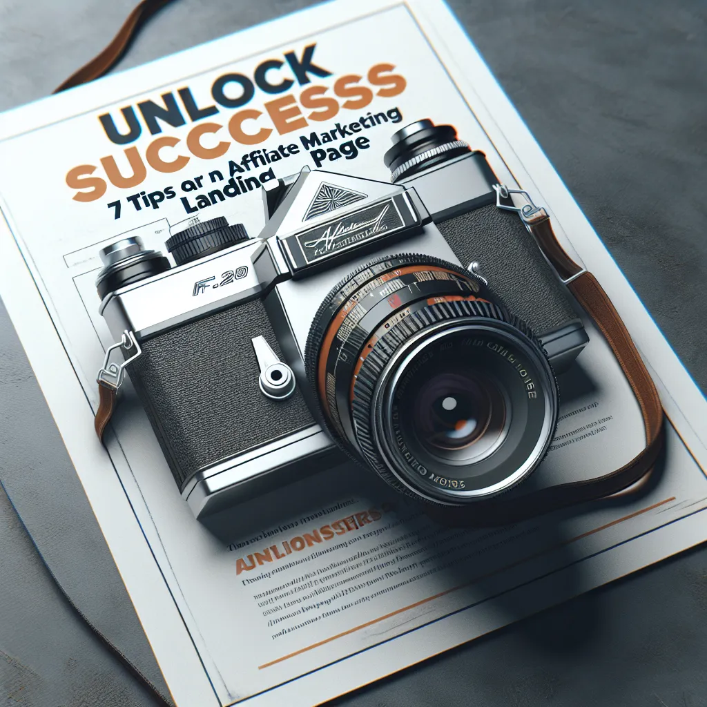 Unlock Success: 7 Tips for an Affiliate Marketing Landing Page (2025)