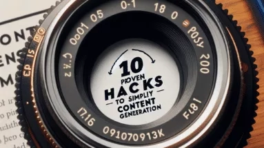 10 Proven Hacks to Simplify Content Generation