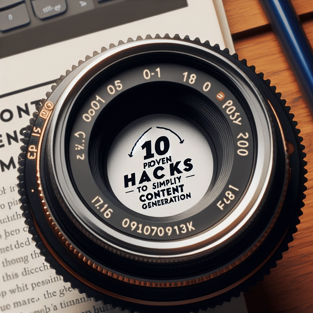 10 Proven Hacks to Simplify Content Generation