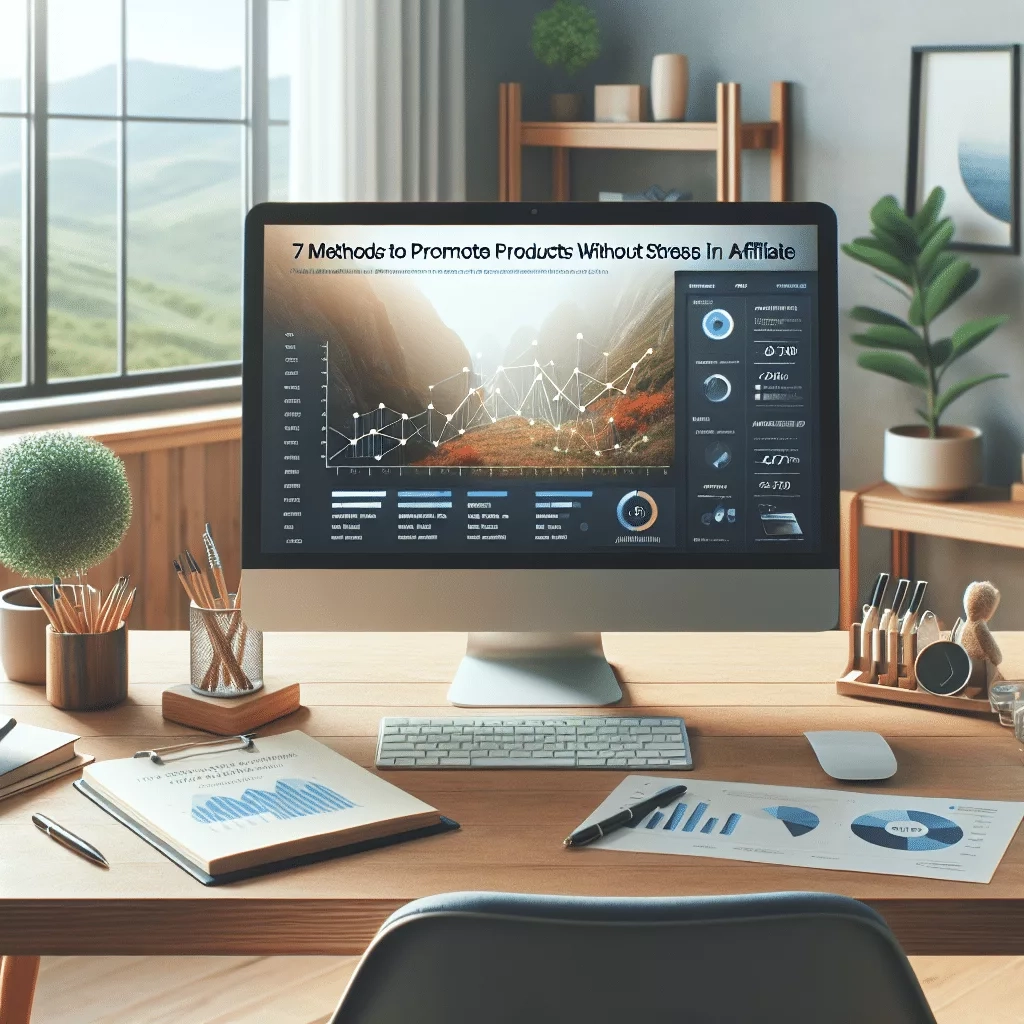 7 Methods to Promote Products Without Stress in Affiliate Marketing