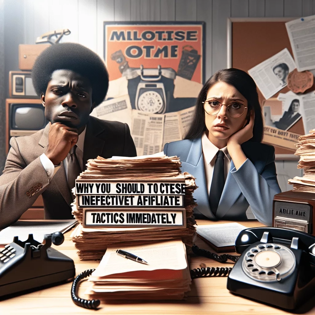 Why You Should Cease Ineffective Affiliate Marketing Tactics Immediately