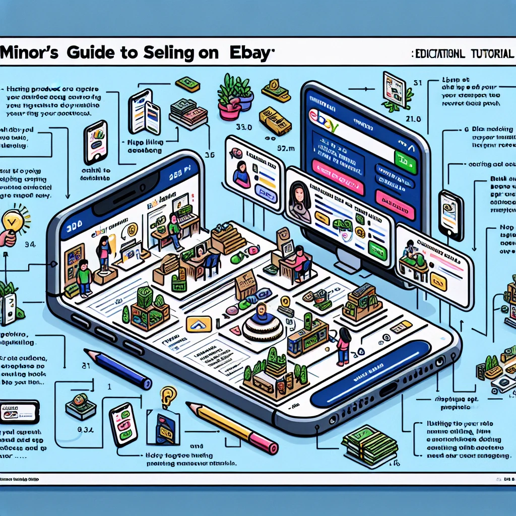 how to sell on ebay as a minor