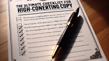 The Ultimate Checklist for Writing High-Converting Copy 12 The Ultimate Checklist for Writing High-Converting Copy