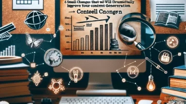 6 Small Changes That Will Dramatically Improve Your Content Generation