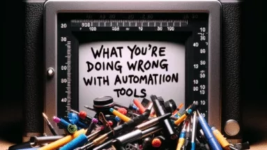 What You’re Doing Wrong with Automation Tools