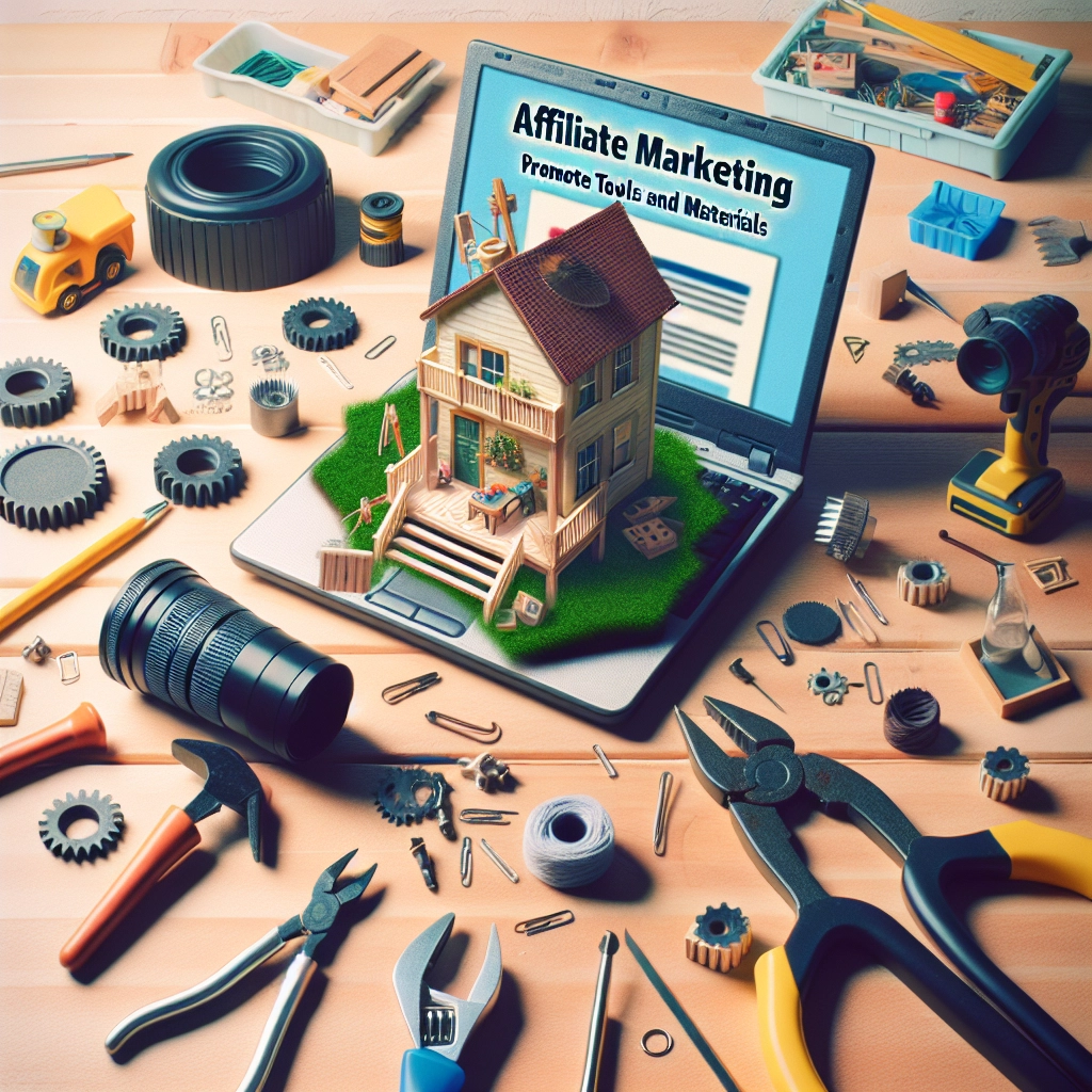 Affiliate Marketing for DIY Bloggers: Promote Tools and Materials