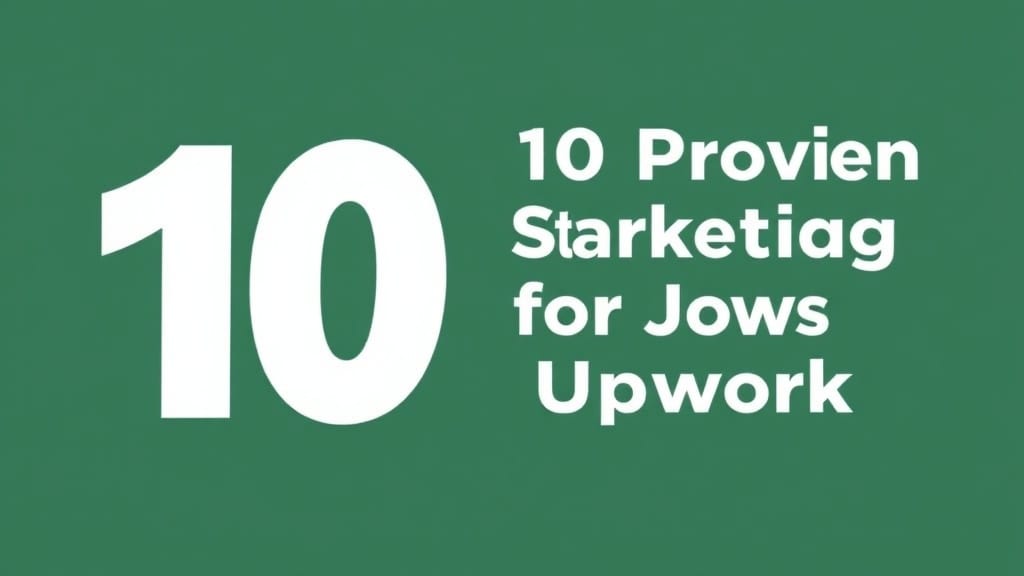 10 Proven Strategies for Affiliate Marketing Jobs Upwork (2025)